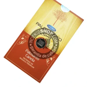 Incienso de Palo Santo con Canela organica de Ullas Agarbatti Masala hecho a mano en caja de 12 uds de 15g