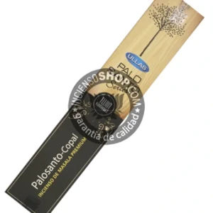 Incienso de Palo Santo con Copal organico de Ullas Agarbatti Masala hecho a mano unidad de 15g