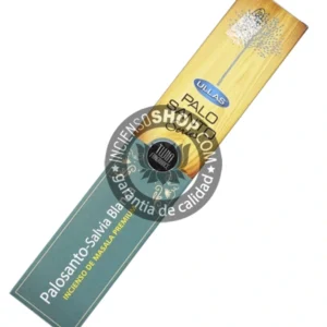 Incienso de Palo Santo con Salvia Blanca organico de Ullas Agarbatti Masala hecho a mano unidad de 15g