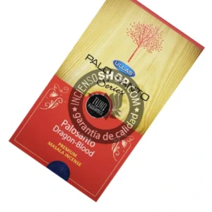 Incienso de Palo Santo con Sangre de Dragon organica de Ullas Agarbatti Masala hecho a mano en caja de 12 uds de 15g