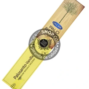 Incienso de Palo Santo con Vainilla organico de Ullas Agarbatti Masala hecho a mano unidad de 15g