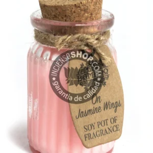Vela de Cera de Soja con Aroma a Jazmín