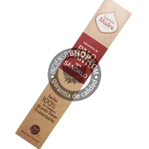 Incienso o sahumerio Palo Santo con Sándalo de Sagrada Madre unidad de 20g