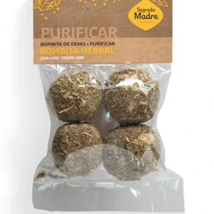 Bombitas Herbal X4 Purificar de Sagrada Madre orgánico hecho a mano con Amor en Argentina en unidad de gramos