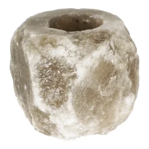 Porta Velas de Té de Sal Gris Orgánica de 800g