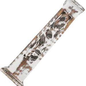 Torre cónica de madera de mango para quemar incienso