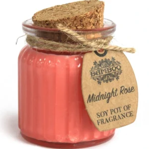 Vela de Cera de Soja con Aroma a Rosa