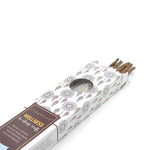 Incienso organico Gama Blissful Blends Bienestar de Vijayshree Agarbatti Masala hecho a mano unidad de 25g